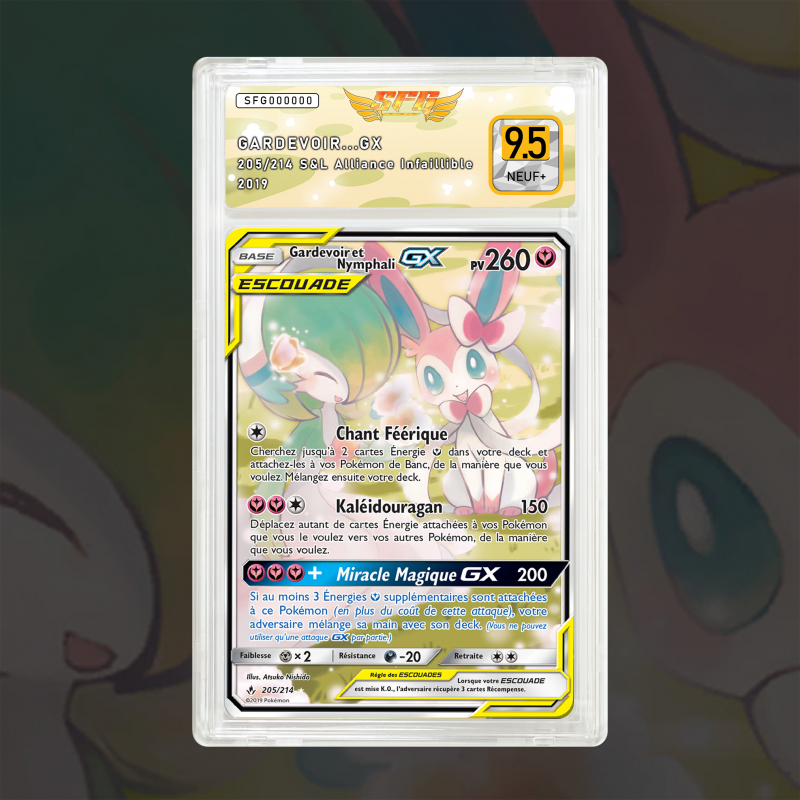 Gradation Gardevoir & Nymphali Gx 205/214 | SFG Grading