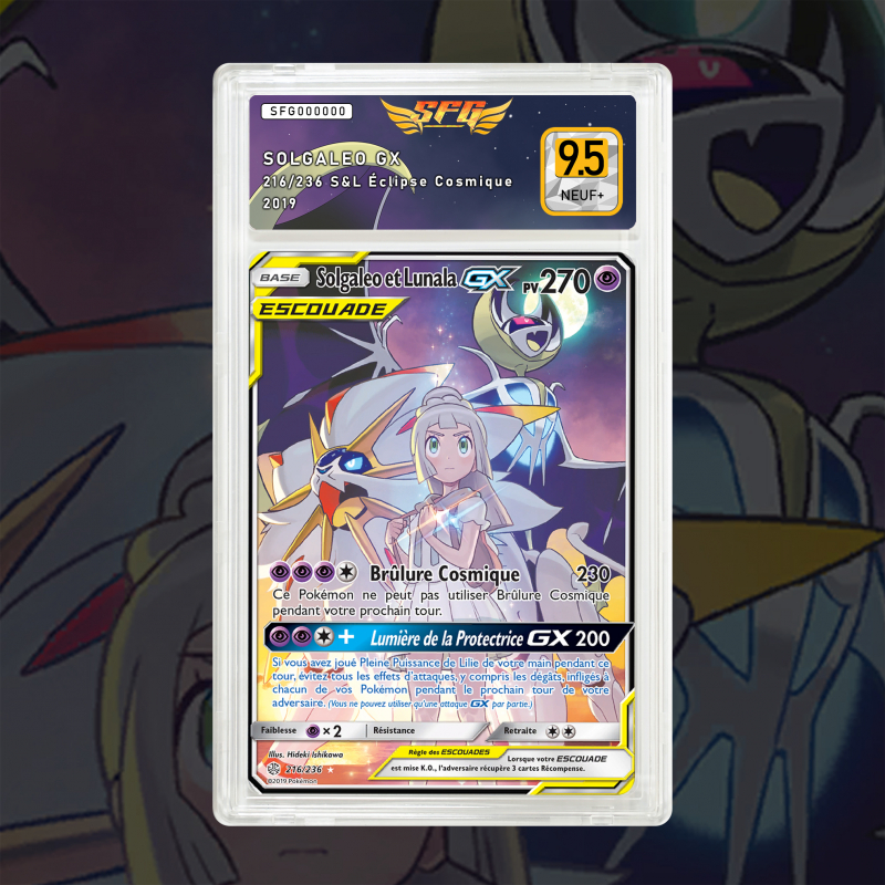 [FULL ART] SOLGALEO ET LUNALA GX 216/236