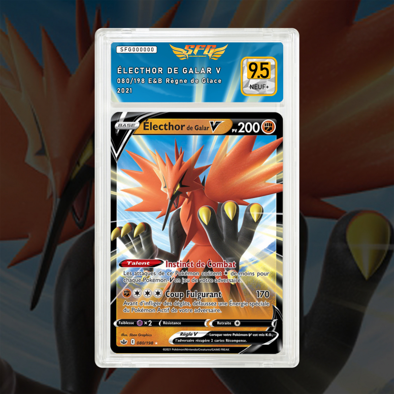 Gradation Électhor De Galar V 080/198 Full Art | SFG Grading