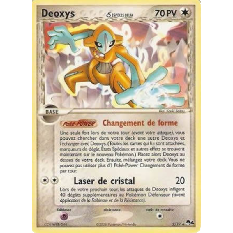 Deoxys d ESPÈCES DELTA 2/17