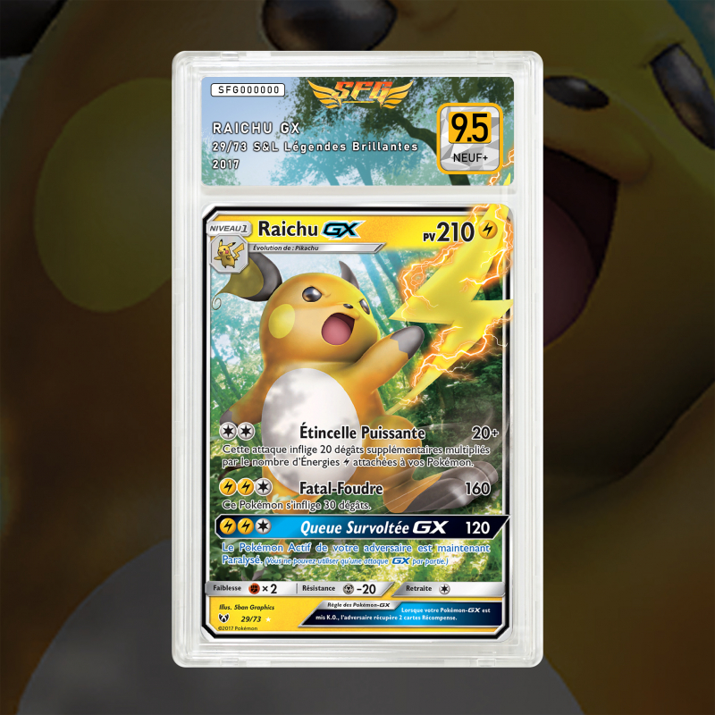 Gradation Raichu Gx 29/73 Full Art | SFG Grading