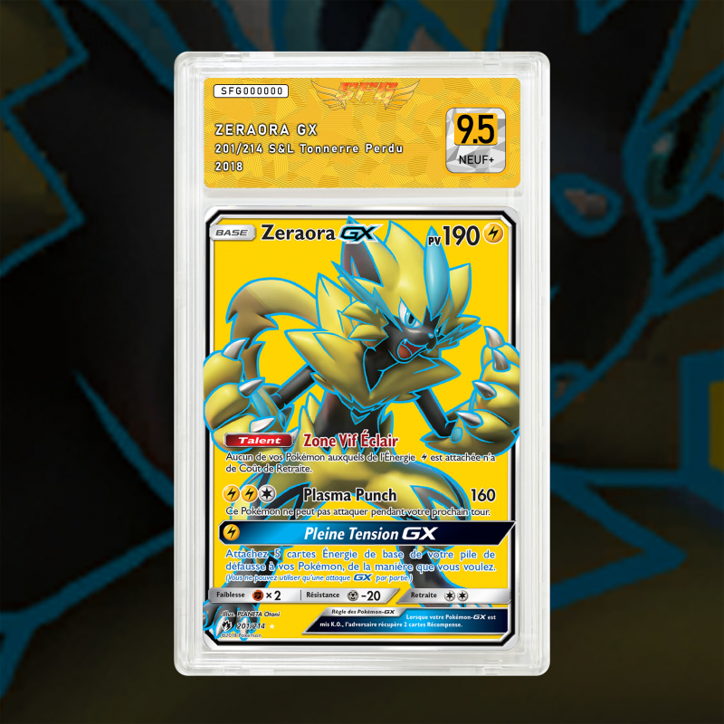 Gradation Zeraora Gx 201/214 Full Art | SFG Grading