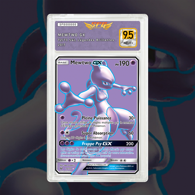 Gradation Mewtwo Gx 72/73 Full Art | SFG Grading