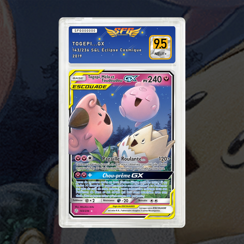 Gradation Togepi, Mélo & Toudoudou Gx 143/236 | SFG Grading
