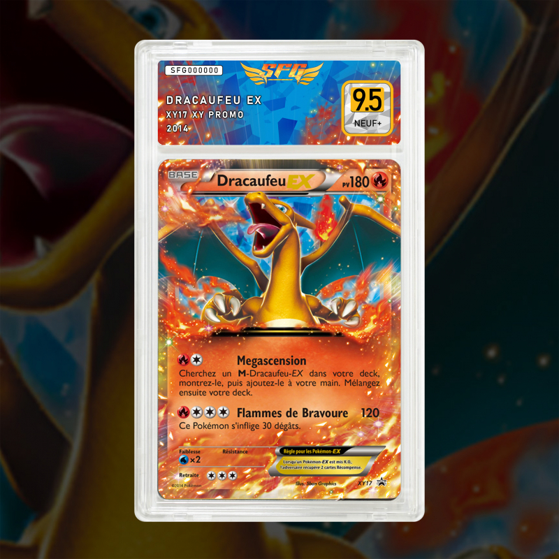 Gradation Dracaufeu Ex XY17 Full Art | SFG Grading