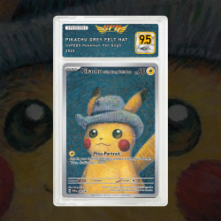 Gradation Pikachu Grey Felt Hat Van Gogh SVP085 | SFG Grading