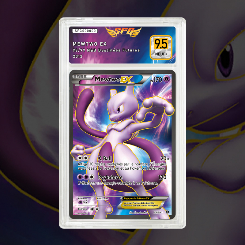 Gradation Mewtwo Ex 98/99 Full Art | SFG Grading