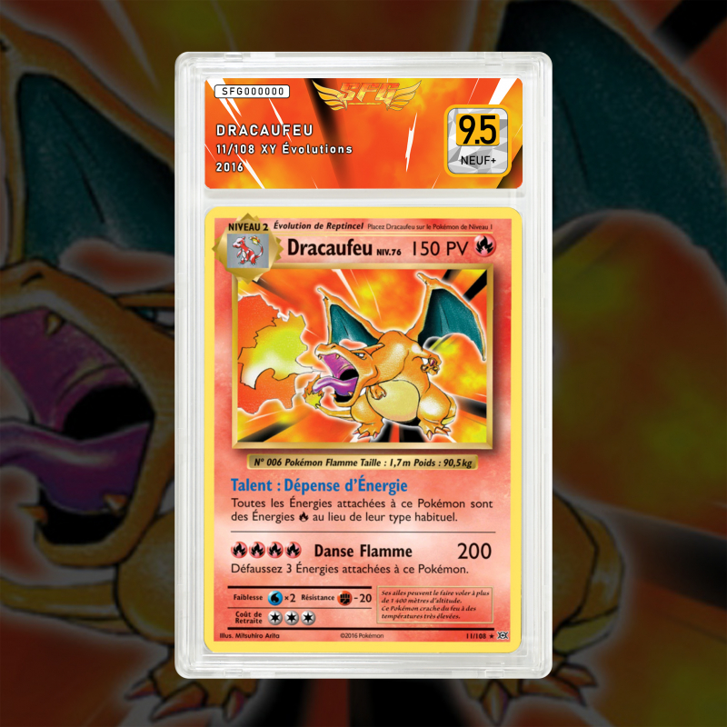 Gradation Dracaufeu 4/102 Full Art | SFG Grading