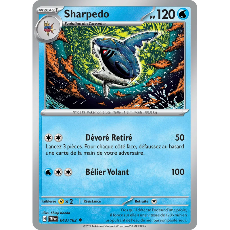 Sharpedo 043/162