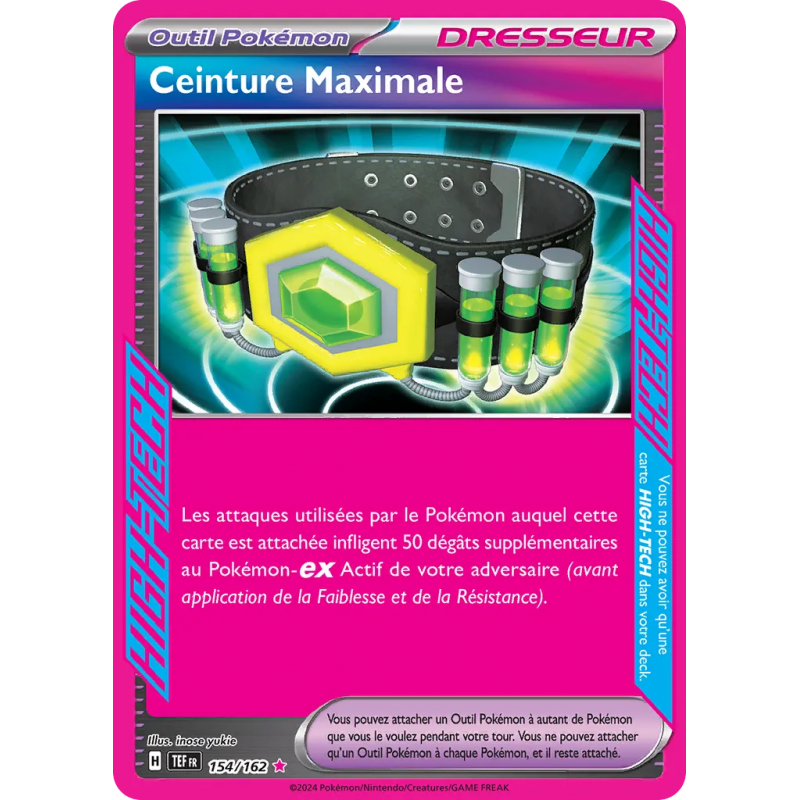 Ceinture Maximale 154/162