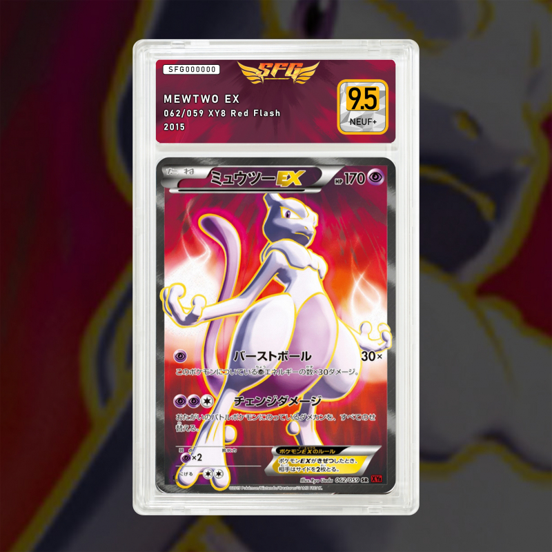 Gradation Mewtwo Ex 158/162 Full Art | SFG Grading