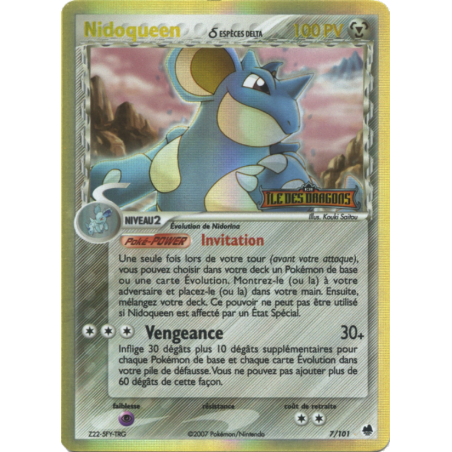 Nidoqueen d ESPÈCES DELTA 7/101