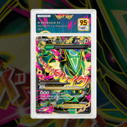 Gradation M-Rayquaza-Ex 105/108 Full Art | SFG Grading