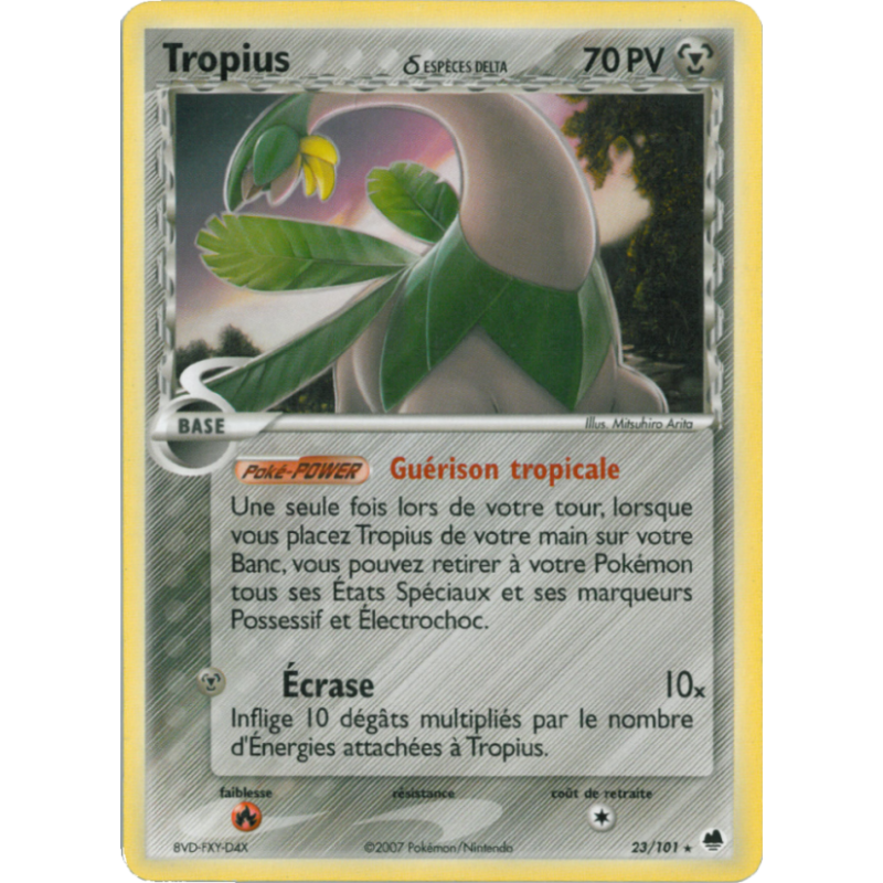 Tropius d ESPÈCES DELTA 23/101