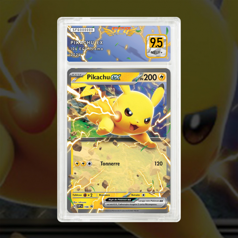 Gradation Pikachu Ex 106 Full Art | SFG Grading