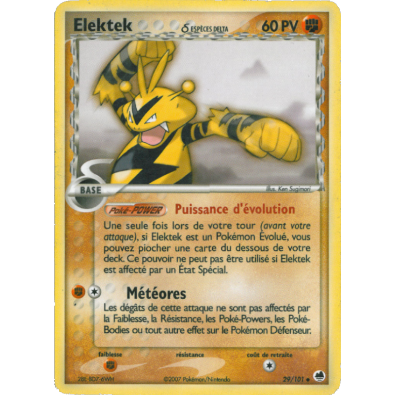 Elektek d ESPÈCES DELTA 29/101