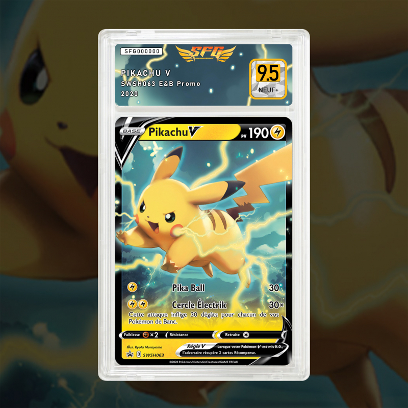 Gradation Pikachu V SWSH063 Full Art | SFG Grading