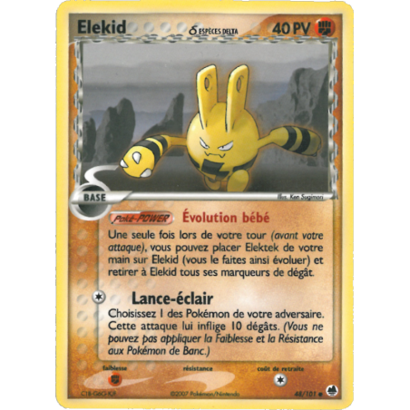 Elekid d ESPÈCES DELTA 48/101