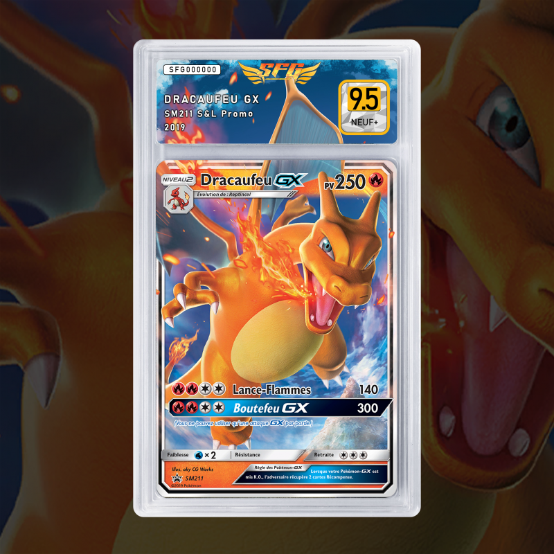 Gradation Dracaufeu Gx SM211 Full Art | SFG Grading
