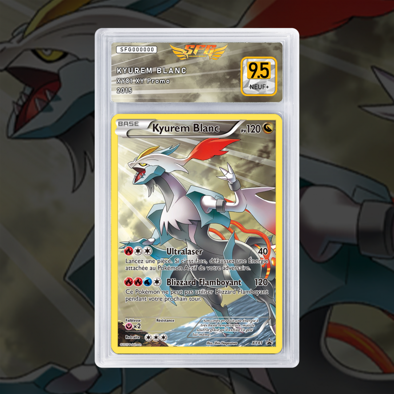 Gradation Kyurem Blanc XY81 Full Art | SFG Grading