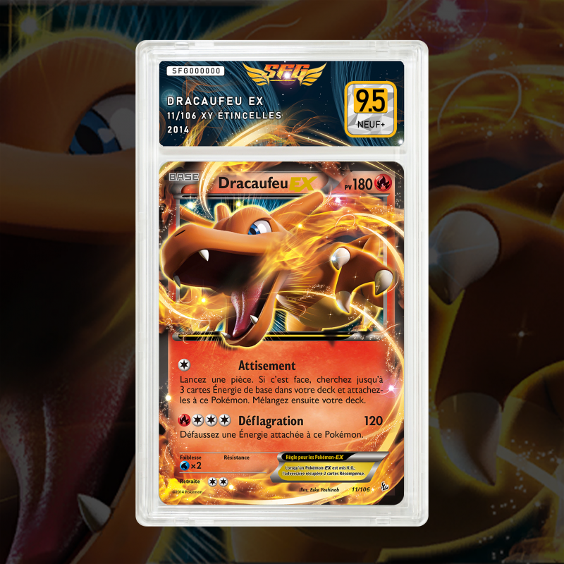 Gradation Dracaufeu Ex 011/106 Full Art | SFG Grading