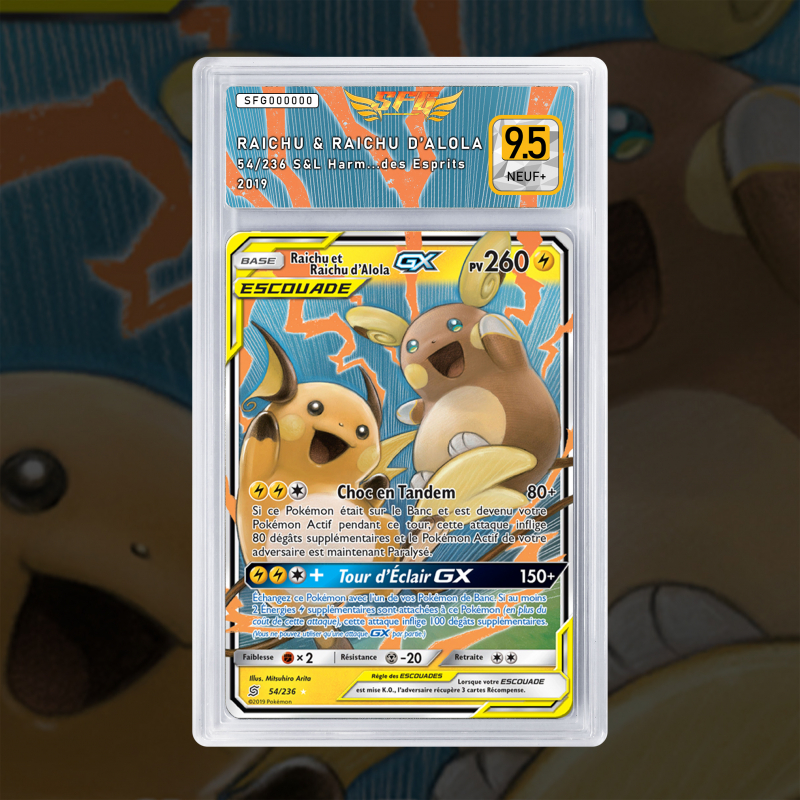 [FULL ART] RAICHU & RAICHU D'ALOLA 54/236