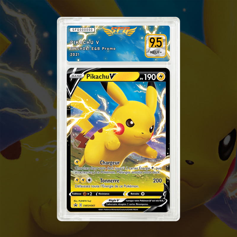 Gradation Pikachu V SWSH061 Full Art | SFG Grading