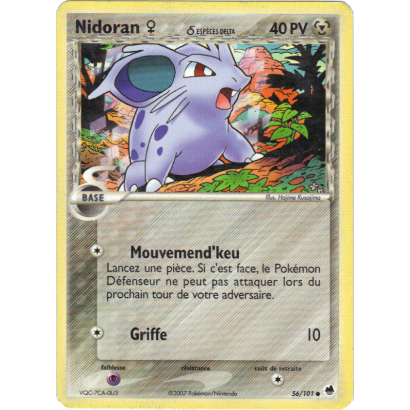 Nidoran ? d ESPÈCES DELTA 56/101