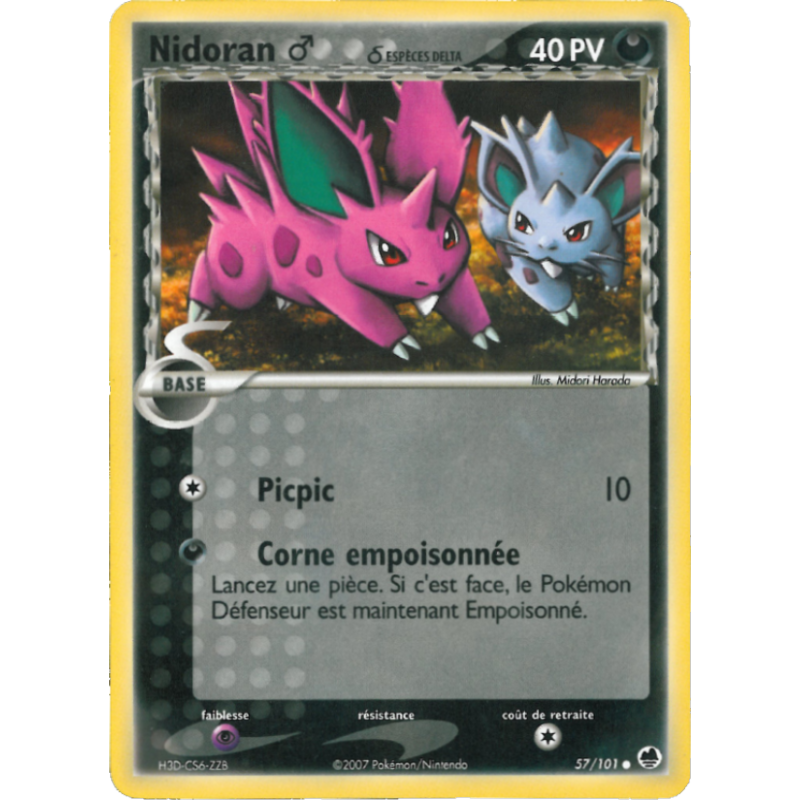 Nidoran ? d ESPÈCES DELTA 57/101