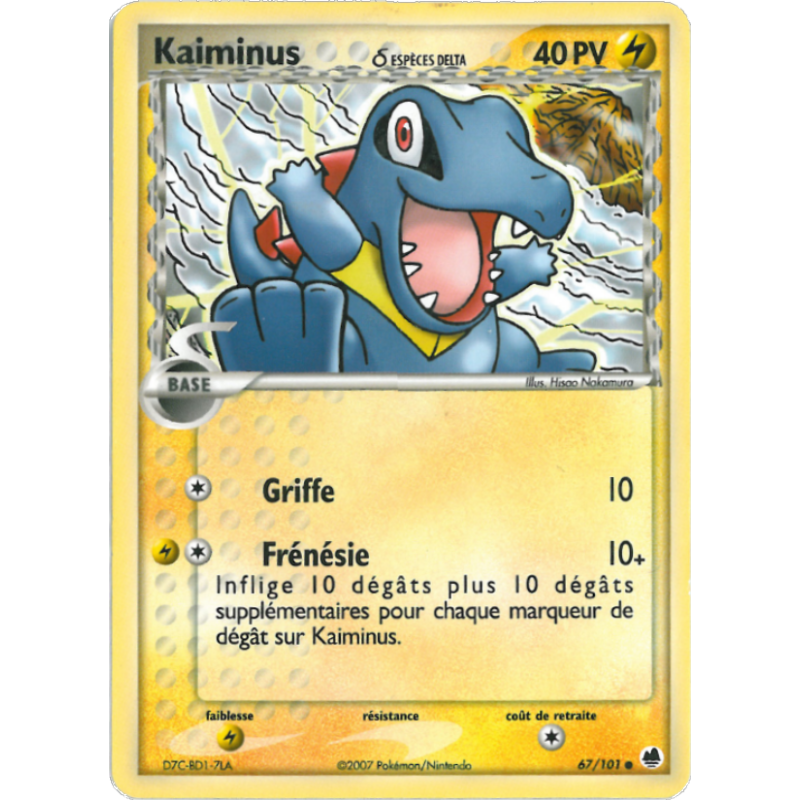 Kaiminus d ESPÈCES DELTA 67/101