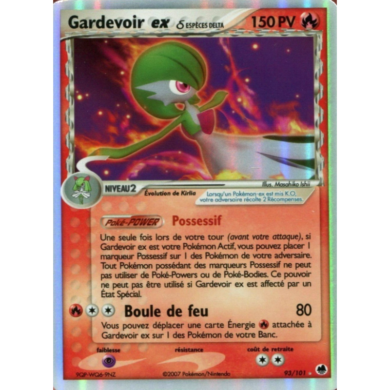 Gardevoir ex d 93/101