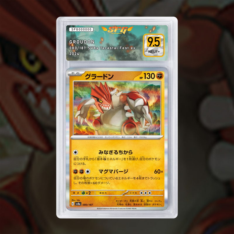 Gradation Groudon 049/131 Full Art | SFG Grading