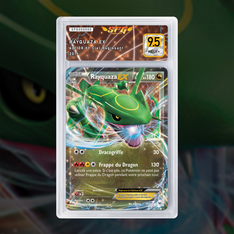 Gradation Rayquaza Ex 60/108 Full Art | SFG Grading