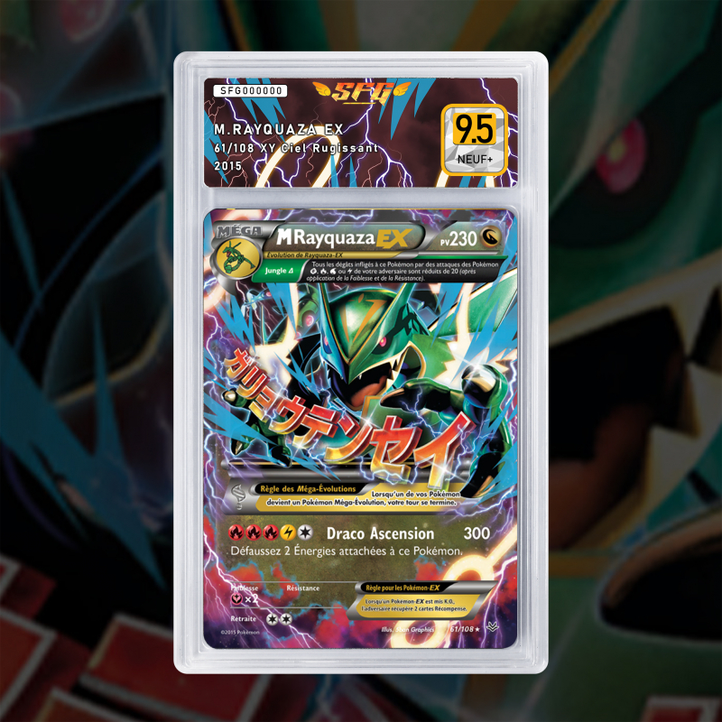 Gradation M.rayquaza Ex 61/108 Full Art | SFG Grading