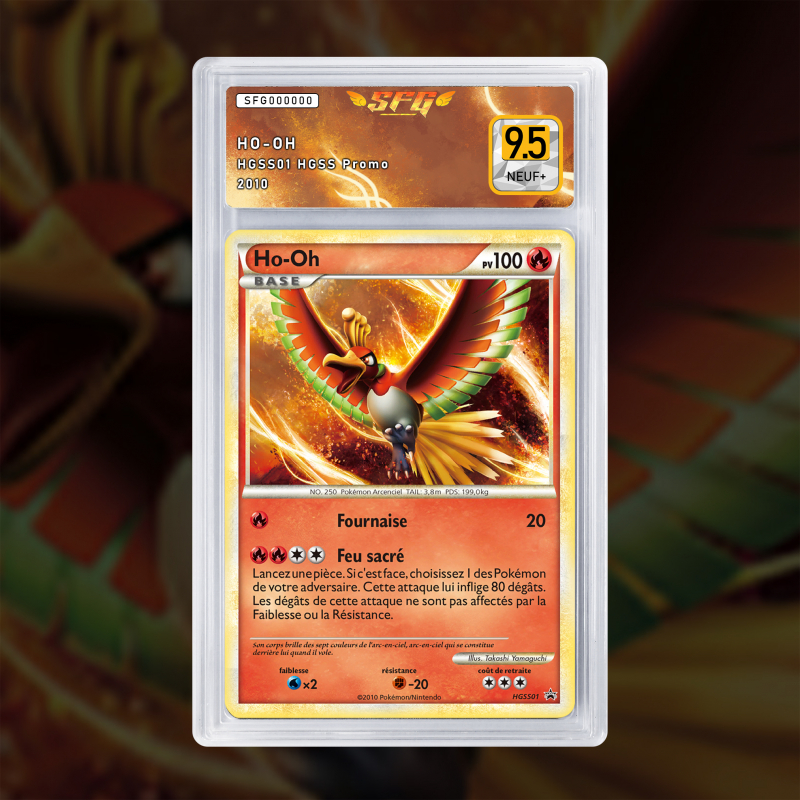 Gradation Ho-Oh HGSS01 Full Art | SFG Grading