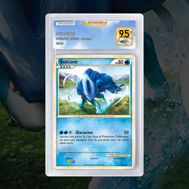 Gradation Suicune HGSS21 Full Art | SFG Grading