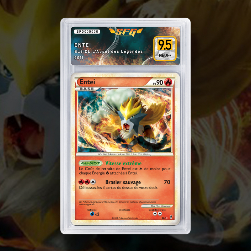 Gradation Entei SL3 Full Art | SFG Grading