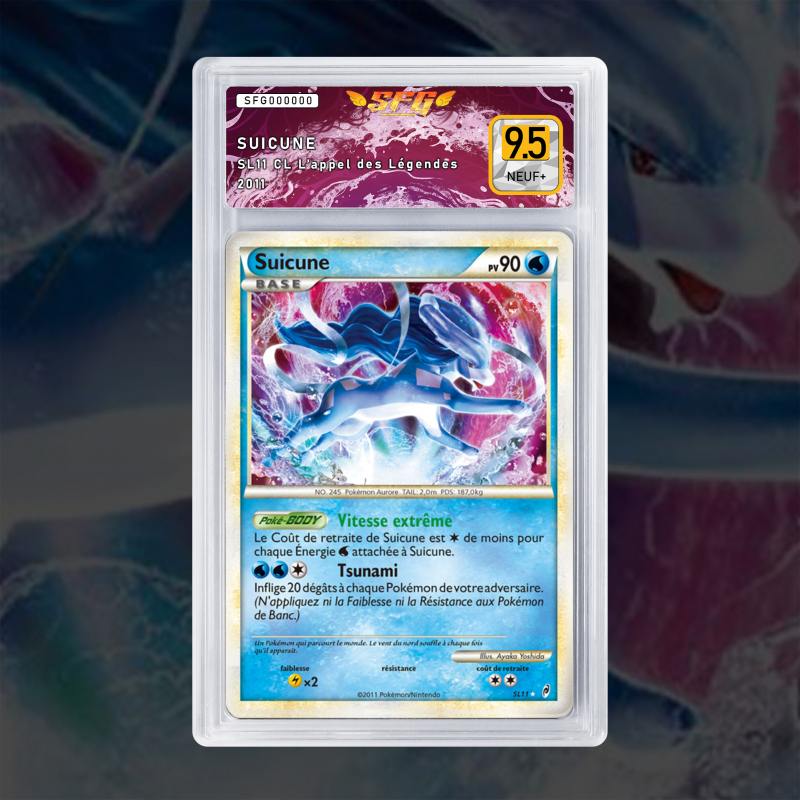 Gradation Suicune SL11 Full Art | SFG Grading