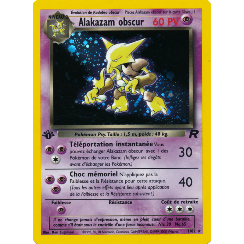 Alakazam obscur 1/82