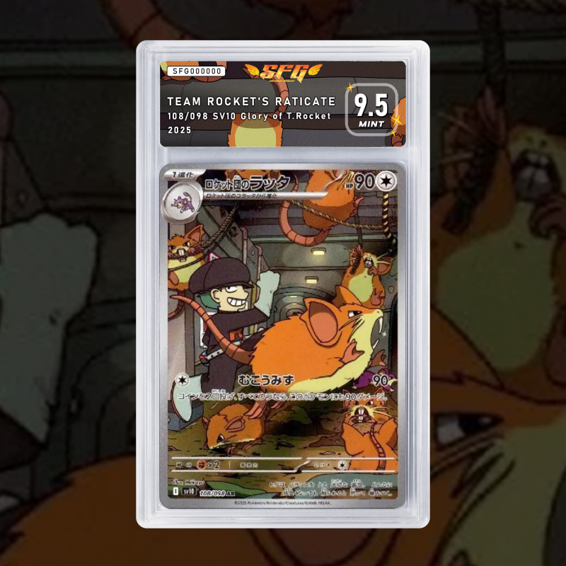 [FULL ART] RATTATAC DE LA TEAM ROCKET 108/098 [NUM JP TEMPORAIRE]