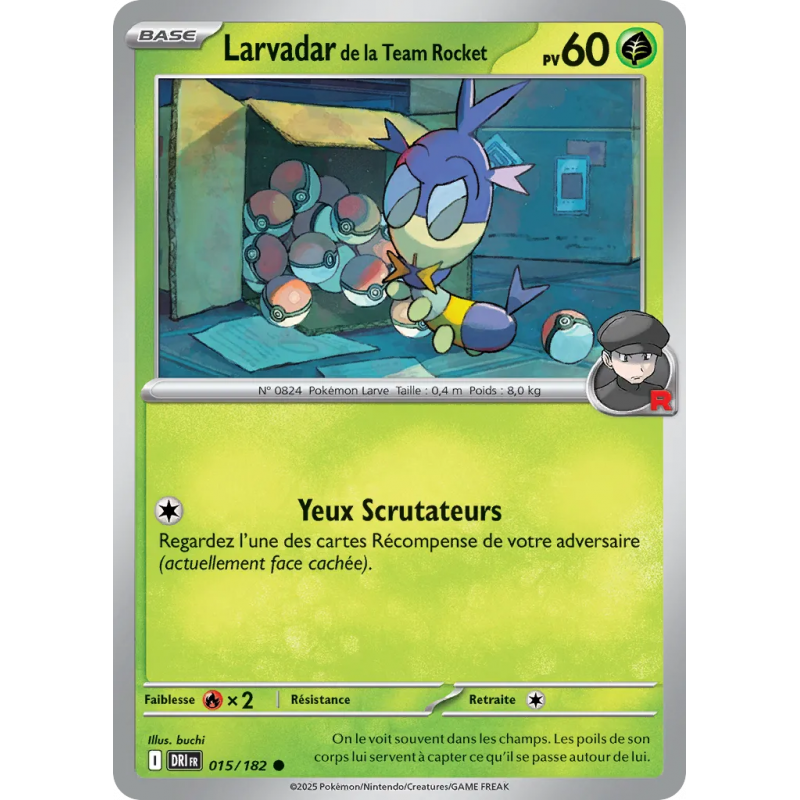 Larvadar de la Team Rocket 015/182