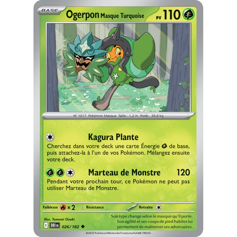 Ogerpon Masque Turquoise 026/182