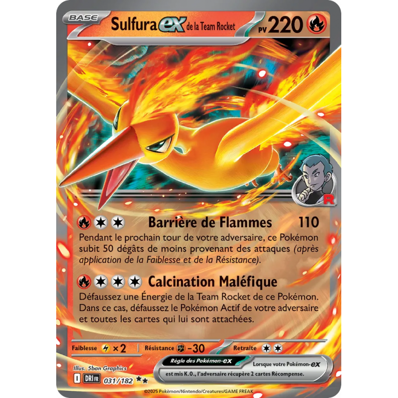 Sulfura ex de la Team Rocket 031/182