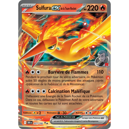 Sulfura ex de la Team Rocket 031/182