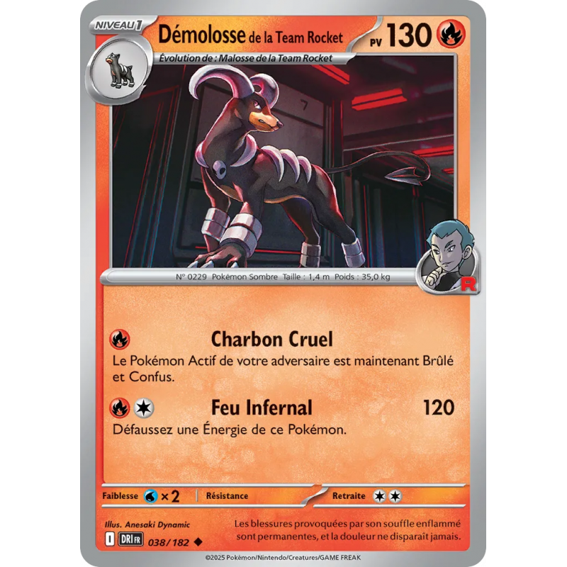 Démolosse de la Team Rocket 038/182