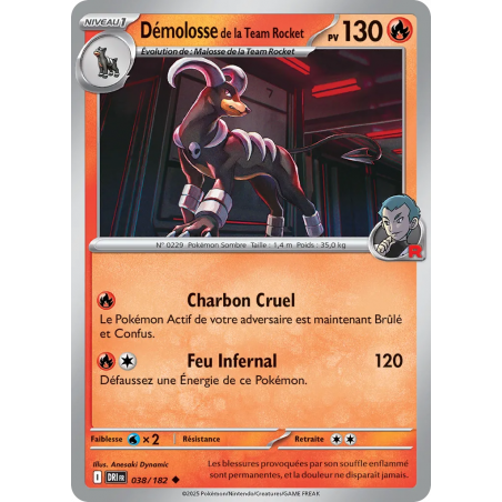 Démolosse de la Team Rocket 038/182