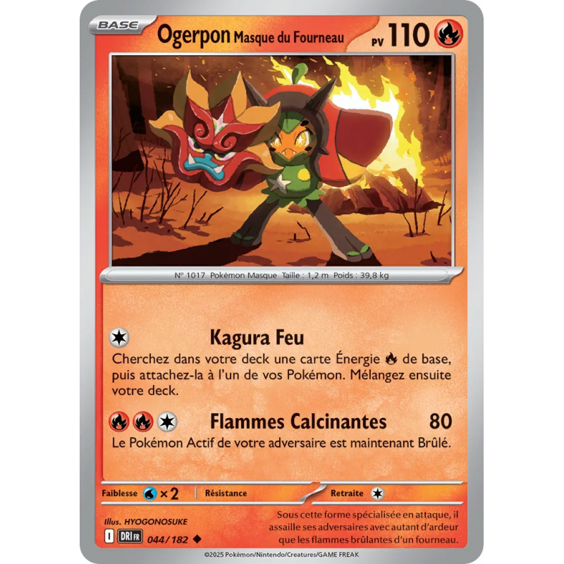 Ogerpon Masque du Fourneau 044/182