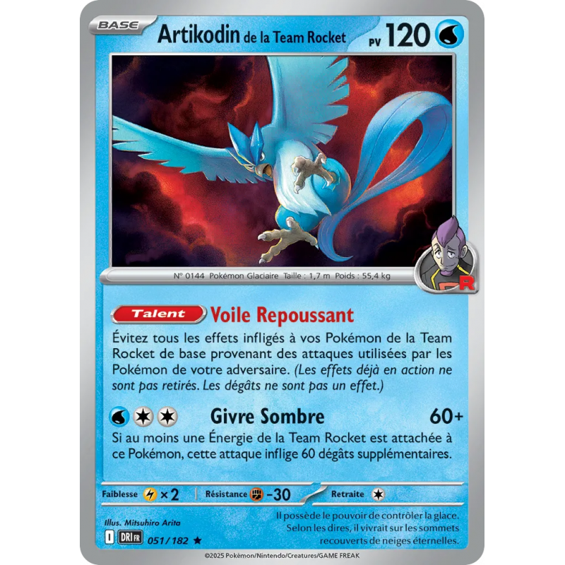 Artikodin de la Team Rocket 051/182