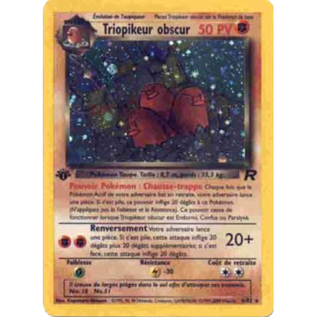 Triopikeur obscur 6/82