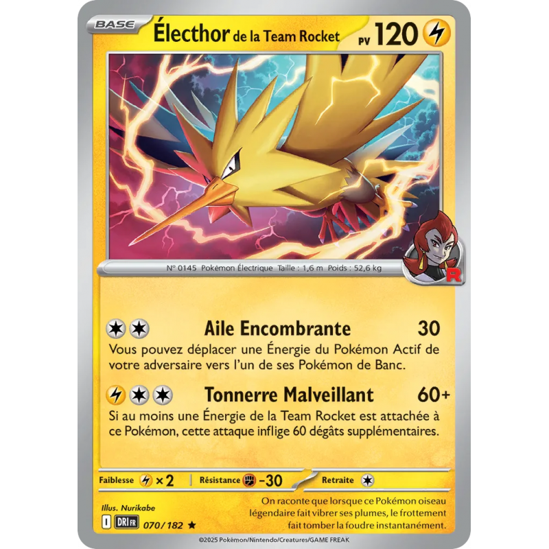 Électhor de la Team Rocket 070/182